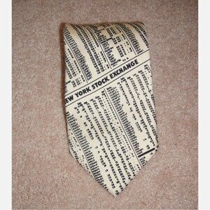 Josh Bach New York Stock Exchange 100% Silk Neck Tie